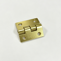 Petite charnière à quatre trous de 25 mm en métal, accessoires de quincaillerie pour coffret à bijoux, boîte cadeau, vente en gros