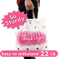 SZCX Hot Thank You Boutique Sacs Pour Entreprises Petits Sacs À Provisions En Plastique En Vrac Marchandise Sacs Au Détail