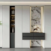 Meuble à chaussures élégant et moderne haut de gamme pour entrée d'appartement de luxe – Système d'organisation d'entrée par des fabricants de premier plan