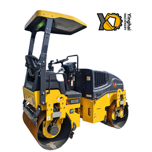 Rodillo compactador Liugong 6033E nuevo de alto rendimiento, maquinaria para movimiento de tierras de 5 toneladas con alta calidad para VENTA CALIENTE, emisiones EPA. - Product Image 2
