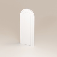 Portes intérieures rondes en bois sur mesure Senger Wholesale avec arche supérieure, portes à feuille intégrée, portes intérieures cintrées pour chambre et entrée de villa