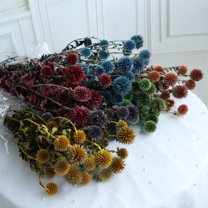 Materiale fai da te per bouquet di fiori naturali stabilizzati economici, decorazione domestica colorata Blue Planet per Natale e Halloween a basso MOQ - Product Image 3