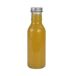 Bouteille en verre ronde de 12 oz de haute qualité pour <span class=keywords><strong>ketchup</strong></span>, avec bouchon à vis et impression sérigraphique pour sauce - Product Image 2