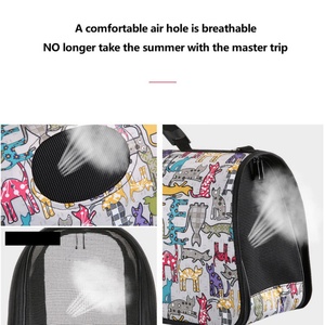MB-3037 Wholesale High Quality <b>Cat</b> Carrier Shoulder Bag Tote <b>Cat</b> Leather Pet Carrier Pet Carriers Travel Soft Bag - Product Image 4