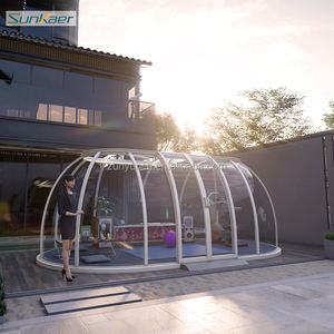 Enceintes de <span class=keywords><strong>piscine</strong></span> personnalisées en aluminium polycarbonate maison dôme <span class=keywords><strong>coulissant</strong></span> elliptique maison ovale couverture de <span class=keywords><strong>piscine</strong></span> de sécurité - Product Image 5