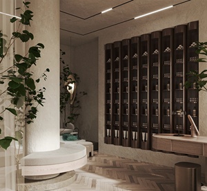 Custom Beauty Salon Storage Cabinet OEM Nail Polish Display Rack for Commercial Spa Shop Fitting Solution - Product Image 2