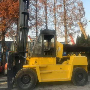 Chariot élévateur industriel d'occasion Komatsu TCM HYSTER 16 tonnes, usage intensif, d'origine japonaise, équipement de construction. - Product Image 1