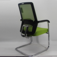 Fournisseurs de meubles de bureau, accoudoir fixe en plastique d'occasion, chaise de visiteur, prix bon marché