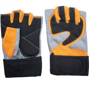 Guantes Deportivos Transpirables de Medio Dedo para Ciclismo y Carreras al Aire Libre, de Cuero Ligero con Correa Ajustable para la Muñeca - Product Image 1