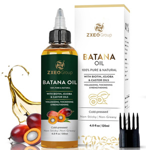 Aceite de Batana para el Crecimiento del Cabello, Aceite de Batana Crudo Orgánico del Dr. Sebi de Honduras, 100% Puro y Natural para un Cabello Más Grueso y Fuerte, 120 ml - Product Image 1