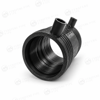 Raccord électrofusion HDPE 75 mm SDR11 pour tuyaux en plastique, idéal pour l'alimentation en eau, l'irrigation et les systèmes de canalisations industriels