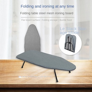Práctica Mini Cesta de Planchado de Metal <span class=keywords><strong>para</strong></span> Escritorio, Perchero Plegable Transfronterizo, Simple, Antiarrugas, Fácil de Guardar <span class=keywords><strong>para</strong></span> Uso Doméstico - Product Image 2