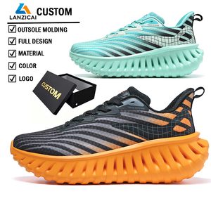 Chaussures de sport unisexes personnalisées, respirantes et légères, en maille, pour hommes, à lacets, pour la course, le jogging, les baskets décontractées et la marche - Product Image 1