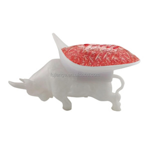 Bandeja de cerámica al por mayor para sashimi, <span class=keywords><strong>sushi</strong></span> y barbacoa, vajilla retro irregular, plato <span class=keywords><strong>creativo</strong></span> en forma de abanico - Product Image 2