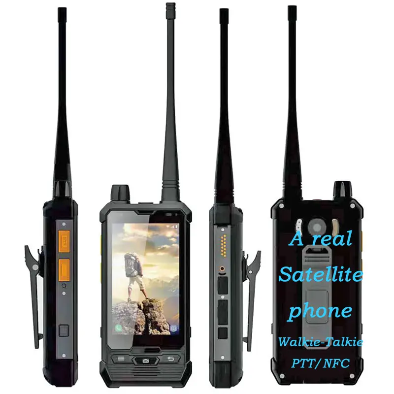 Cheapest factory HiDON satellite phone with NFC DMR Waikie Talkie PTT Function real satellite phone for desert Infrastructure