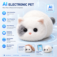 Juguete Inteligente con IA, Robot Mascota, Gato Electrónico para Niños, Control por Voz y Táctil Mediante Aplicación, Venta al Por Mayor