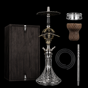 Cachimba de Lujo de Cobre Puro, Set Completo con Base de Cristal, Cazoleta Importada, Rejilla para Carbón, Estilo Ruso, Venta al por Mayor OEM - Product Image 2