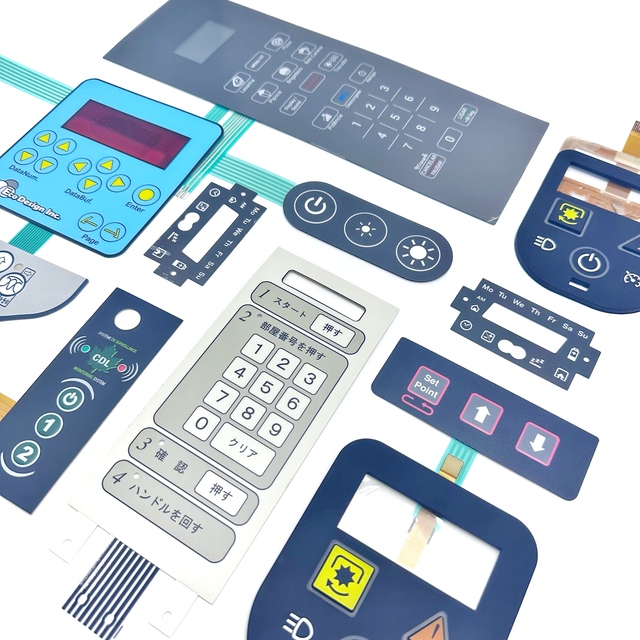 Custom Capacitive Touch Film Switch Panel - PET/PC Material for Medical Equipment & Industrial Control, ISO9001 Certified
