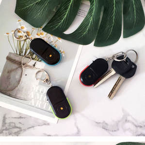 ตัวค้นหากุญแจกันหายสัญญาณกันหาย,ตัวระบุตำแหน่งพวงกุญแจนกหวีดเสียงพร้อมไฟ LED ขนาดเล็กเซ็นเซอร์ค้นหากุญแจกันหาย - Product Image 3