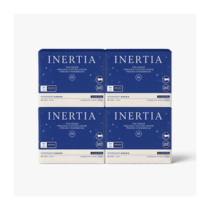 INERTIA Couverture en coton biologique Sous-vêtement périodique jetable-Grand culotte périodique douce certifiée pour peau sensible - Product Image 1