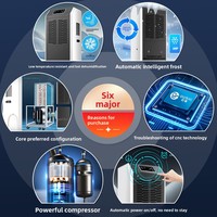Déshumidificateur électrique de style européen pour entrepôt frigorifique pharmaceutique basse température, haute puissance, contrôle intelligent, capacité 156L/jour, rapide