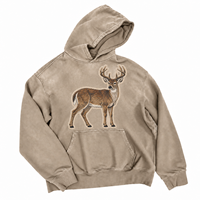 OEM Sweat à capuche streetwear vintage épais bleu marine délavé, avec patch graphique personnalisé motif hibou en tapisserie, coupe oversize, pour homme