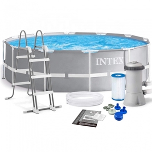 Vente flash <span class=keywords><strong>INTEX</strong></span> 26716 <span class=keywords><strong>Piscine</strong></span> gonflable <span class=keywords><strong>premium</strong></span> de 12 pieds x 39 pouces Ensemble de <span class=keywords><strong>piscine</strong></span> familiale - Product Image 1
