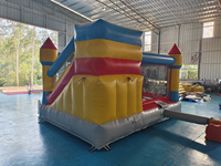 Juego al aire libre de alta calidad fiesta de colores niños inflable Combo Casa de rebote Castillo de salto comercial con tobogán