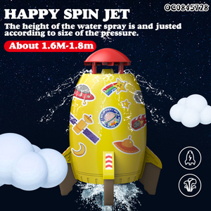 Lance-roquettes à eau en plastique pour enfants jouets de jardin en plein air pour les <span class=keywords><strong>jeux</strong></span> de sport 2-4 ans boîte emballée - Product Image 3