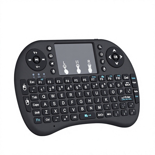 HKST I8 Wireless Mini Keyboard Compatible with Raspberry Pi 2.4G Non- Easy PPT Made in China