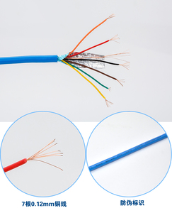Amsamotion 1747-PIC suitable AB 5/01 5/02 5/03 SLC series PLC <span class=keywords><strong>สาย</strong></span>โปรแกรม PVC ทองแดง RS232 RS485 2*0.5มม. 24V 2.5ม. - Product Image 5