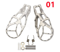 Pédale en acier inoxydable pour Husqvarna, pièce CNC, repose-pieds renforcés, motos tout-terrain, super accessoire, marque JY, modèle
