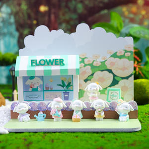 Puff's Dream Flower Shop, maison, tirelire, ensemble <span class=keywords><strong>de</strong></span> bibelots lapin mignon, fabricant <span class=keywords><strong>de</strong></span> souvenirs en gros - Product Image 1