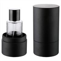 Bouteille de parfum en verre fantaisie de haute qualité de 50ml avec pulvérisateur à pompe et boîte pour l'aromathérapie Échantillon gratuit disponible