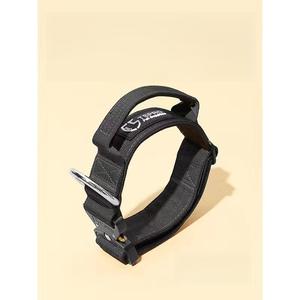<span class=keywords><strong>Collier</strong></span> pour <span class=keywords><strong>chien</strong></span> robuste sans traction avec poignée pour chiens de grande race, <span class=keywords><strong>anti</strong></span>-évasion, contrôle d'entraînement, <span class=keywords><strong>collier</strong></span> tactique avec boucle en métal - Product Image 3