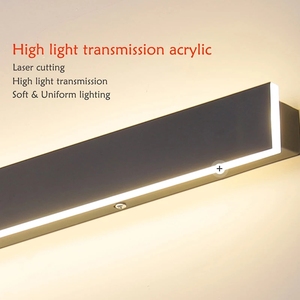 Applique murale LED extérieure moderne et simple, étanche, de luxe, grande taille, pour la maison - Product Image 6