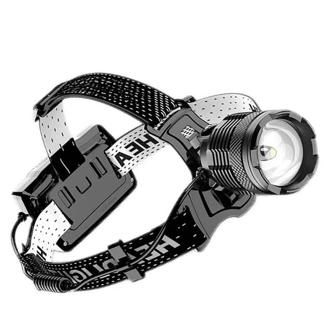 Custom Zoomable Aluminum Alloy USB-C Rechargeable IPX4 Waterproof Super Bright LED Headlamp 1000m Long-Range Motion Sensor