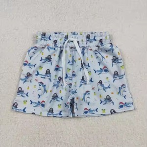 Shorts de Verano para Niños de 0 a 16 Años, Diseño de Tiburón Pirata, Color Azul Claro, Shorts de Playa, Shorts de Baño para Bebés - Product Image 5