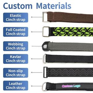 Logotipo personalizado tamaño fuerte calidad gancho y bucle antideslizante Lipo batería Velcroes correas con hebilla de hierro - Product Image 4