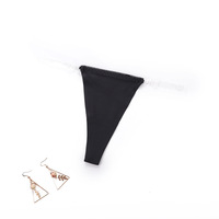 Ropa interior Sexy para mujer, Tanga Invisible con parte trasera en T sin costuras, con correa de TPU transparente
