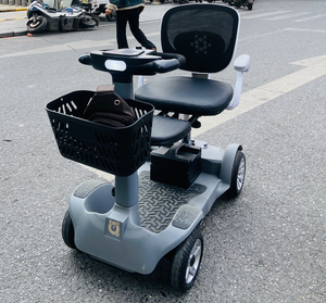 Portable Foldable Wheelchair Walker Rollator 4-Wheel for Elderly Waterproof Lithium Battery 500W Motor ED-2 Four-wheel - Product Image 3