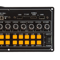 Amplificateur de son pour voiture et karaoké à domicile avec écran, pour extérieur et subwoofer