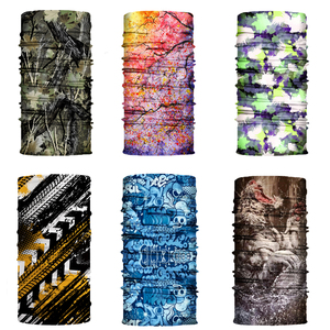 Bandanas <span class=keywords><strong>en</strong></span> <span class=keywords><strong>microfibre</strong></span> polyester sur mesure, sans couture, doux et élastiques, masques de sport, cache-cou pour l'extérieur - Product Image 1