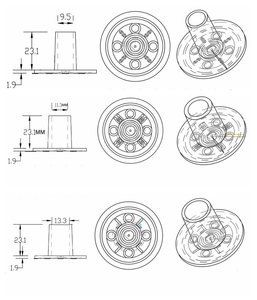 Protège-talons aiguilles en PVC transparent Hoersun à fond fin et rond pour femmes, fabricant OEM sous marque privée - Product Image 2