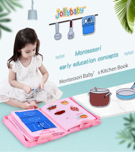 หนังสือผ้าเนื้อนุ่ม jollybaby สำหรับการพัฒนาสมองเด็กและการศึกษาปฐมวัย - Product Image 2