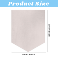 Impression par transfert de chaleur de drapeau de toile vierge personnalisée de 20x25cm pour des conceptions personnalisées