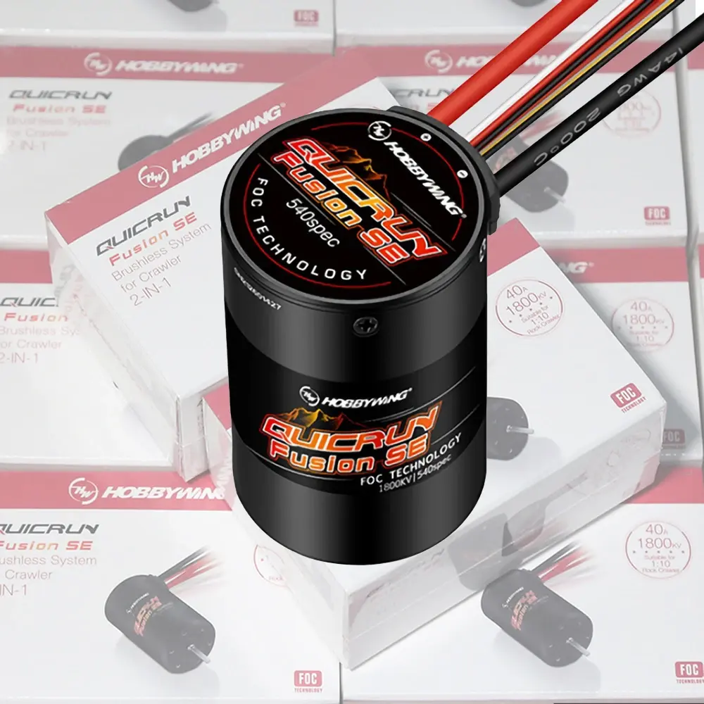 ホビーラジコン HOBBYWING QUICRUN Fusion SE 40A 1800KV QUICRUN Fusion SE (2in1 FOC system) - HOBBYWING North America