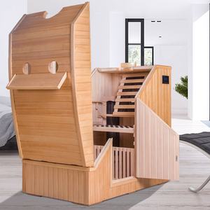 <span class=keywords><strong>Mini</strong></span> Modern Design Tomalin Khan Stoomdoos Massief Hout Mobiele Saunaruimte Ver Infrarood Verwarming Elektrische Mobiele Stoomsaunakamer - Product Image 1