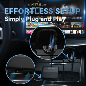 MINIX Car <span class=keywords><strong>TV</strong></span> Mate Adaptor Multimedia HD CarPlay Berkabel dengan Wi-Fi 2.4GHz 802.11n USB Tipe A/C Model CA361 untuk Laptop Gaming - Product Image 3