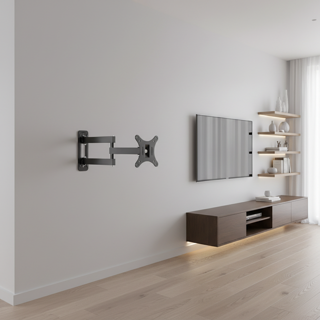 X100 Steel Metal TV Bracket Wall Mount & Floor Stand with VESA 100x100 for LED LCD PDP Flat Panel TVs